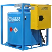 Мини АЗС Emiliana Serbatoi Traspo 450 TFTK450/4024V электронасос 24В, 5 м шланг, пистолет-автомат