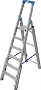 Стремянка Krause Stabilo Professional 6 ступеней, односторонняя телескопическая 134943