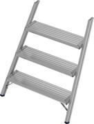 Часть из рифленого алюминия для лестницы с платформой 4 ступ. Krause 259042, подъемная