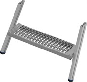 Часть из рифленого алюминия R13 для лестницы с платформой 2 ступ. Krause 259097, подъемная