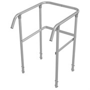 Ограждение платформы с планкой на уровне колен для односторонней лестницы Krause 259417