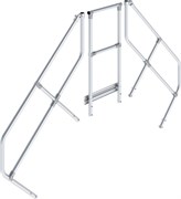 Поручень для мобильного перехода с платформой 625 мм 2x5 ступеней 45° Krause  827562, второй