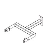 Кронштейн Krause 837738 200 мм для лестниц из стали, Т-образный, настенный