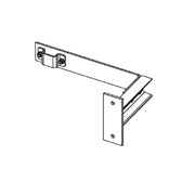 Кронштейн Krause 837868 380 мм для лестниц из алюминия, L-образный, настенный