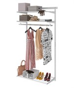 Гардеробная система ПРАКТИК Basic G90 белая S70199914501