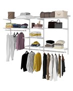 Гардеробная система ПРАКТИК Optima G240 белая S70199919501