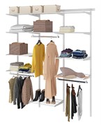 Гардеробная система ПРАКТИК Max G180 белая S70199918001