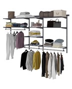 Гардеробная система ПРАКТИК Optima G240 графит S70299919515