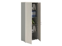 Шкаф ПРАКТИК NW 2080 закрытый белое дерево/серый К35599372018