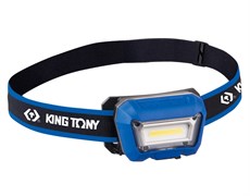 Фонарь светодиодный, налобный, 1 Led COB, 3,7 В KING TONY 9TA52A TONY