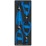 Набор съемников стопорных колец, ложемент, 4 предмета KING TONY 9-42154GPV TONY