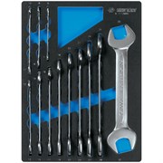 Набор рожковых ключей, ложемент, 12 предметов KING TONY 9-1112MRV TONY