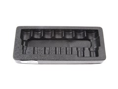 Ложемент для набора торцевых насадок 4117PR, PVC KING TONY 84411710B Tony