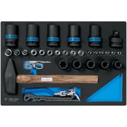 Набор ударных головок 1", головок Torx Е-стандарт, молоток, съемник, тестер, ложемент, 30 предметов KING TONY 9-99430MFV TONY