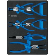 Набор съемников стопорных колец, ложемент, 6 предметов KING TONY 9-42116GPV TONY