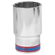 Головка торцевая глубокая двенадцатигранная 1/2", 36 мм KING TONY 423036M TONY