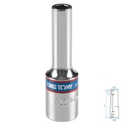 Головка торцевая глубокая шестигранная 3/8", 7 мм KING TONY 323507M TONY