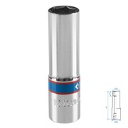 Головка торцевая глубокая шестигранная 3/8", 12 мм KING TONY 323512M TONY