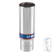 Головка торцевая глубокая шестигранная 3/8", 15 мм KING TONY 323515M TONY