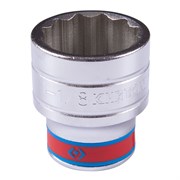 Головка торцевая стандартная двенадцатигранная 1/2", 1-1/8", дюймовая KING TONY 433036S TONY