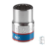 Головка торцевая стандартная двенадцатигранная 3/8", 11 мм KING TONY 333011M TONY
