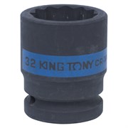 Головка торцевая ударная двенадцатигранная 3/4", 32 мм KING TONY 653032M TONY
