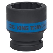 Головка торцевая ударная двенадцатигранная 3/4", 36 мм KING TONY 653036M TONY