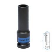 Головка торцевая ударная глубокая шестигранная 1/2", 13 мм KING TONY 443513M TONY