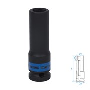 Головка торцевая ударная глубокая шестигранная 1/2", 14 мм KING TONY 443514M TONY