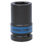 Головка торцевая ударная глубокая шестигранная 1", 32 мм KING TONY 843532M TONY