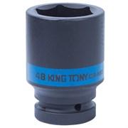 Головка торцевая ударная глубокая шестигранная 1", 48 мм KING TONY 843548M TONY