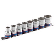 Набор торцевых головок 1/2", двенадцатигранные, 10-22 мм, 8 предметов KING TONY 4010MR TONY