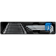 Набор комбинированных ключей и шестигранников, ложемент, 20 предметов KING TONY 9-90120MR TONY