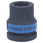 Головка торцевая ударная шестигранная 3/4", 21 мм KING TONY 653521M TONY