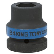 Головка торцевая ударная шестигранная 1", 24 мм KING TONY 853524M TONY