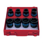 Набор ударных торцевых головок 3/4", шестигранные, 19-38 мм, 8 предметов KING TONY 6408MP10 TONY