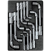 Набор торцевых ключей L-образных, ложемент, 12 предметов KING TONY 9-1812MR TONY