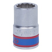 Головка торцевая стандартная двенадцатигранная 1/2", 15 мм KING TONY 433015M TONY