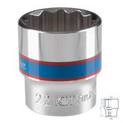Головка торцевая стандартная двенадцатигранная 3/8", 22 мм KING TONY 333022M TONY