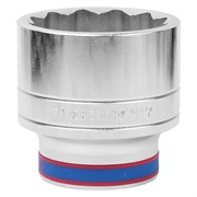 Головка торцевая стандартная двенадцатигранная 1", 71 мм KING TONY 833071M TONY