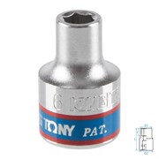 Головка торцевая стандартная шестигранная 3/8", 6 мм KING TONY 333506M TONY