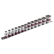 Набор торцевых головок 3/8", двенадцатигранные, 1/4"-13/16", 13 предметов KING TONY 3013SR TONY