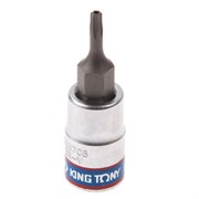 Насадка (бита) торцевая 1/4", Torx, T8, L = 37 мм, с отверстием KING TONY 203708 Tony