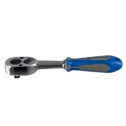 Трещотка 1/4", 134 мм, 24 зубца, флажковая, фиксатор KING TONY 2779-55G TONY