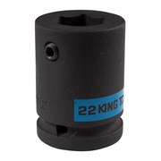 Держатель вставок (бит) ударный 3/4">22 мм, с винтовым фиксатором KING TONY 609622M Tony