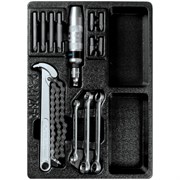 Набор разрезных ключей, ударная отвертка и съемник масляных фильтров, ложемент, 14 предметов KING TONY 9-34128FR TONY