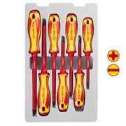 Набор отверток, диэлектрические, 7 предметов KING TONY 30617MR TONY