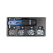 Заклепочник с набором заклепок, 85 предметов KING TONY 21-30-09MR Tony