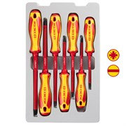 Набор отверток, диэлектрические, 7 предметов KING TONY 30607MR Tony