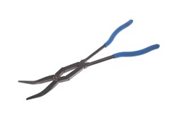 Плоскогубцы тонконосые удлиненные, 340 мм, загнутые, двойной шарнир KING TONY 6339-13C Tony